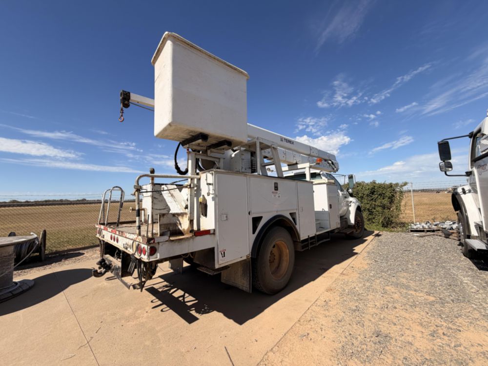 2007 Ford F-750 Terex HRX-55 Material Handler Bucket Truck