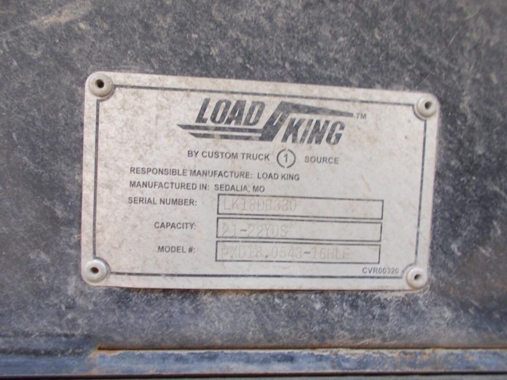 2026 Peterbilt 567 10x4 18' Load King Dump Truck