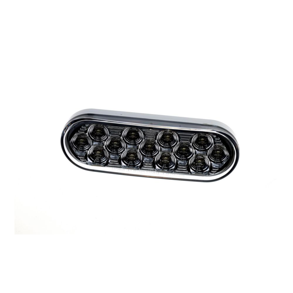 6" WHITE BACK UP OVAL MIRROR L