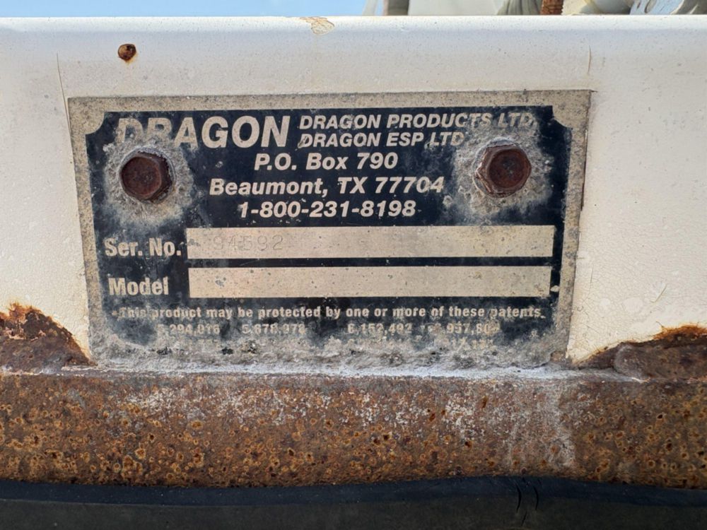 2012 Dragon 130 BBL Vacuum Trailer