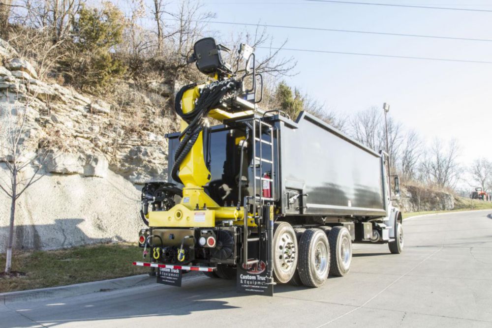 26,455 lbs 435 Degrees Continuous Knuckle Boom W/O Magnet Grapple