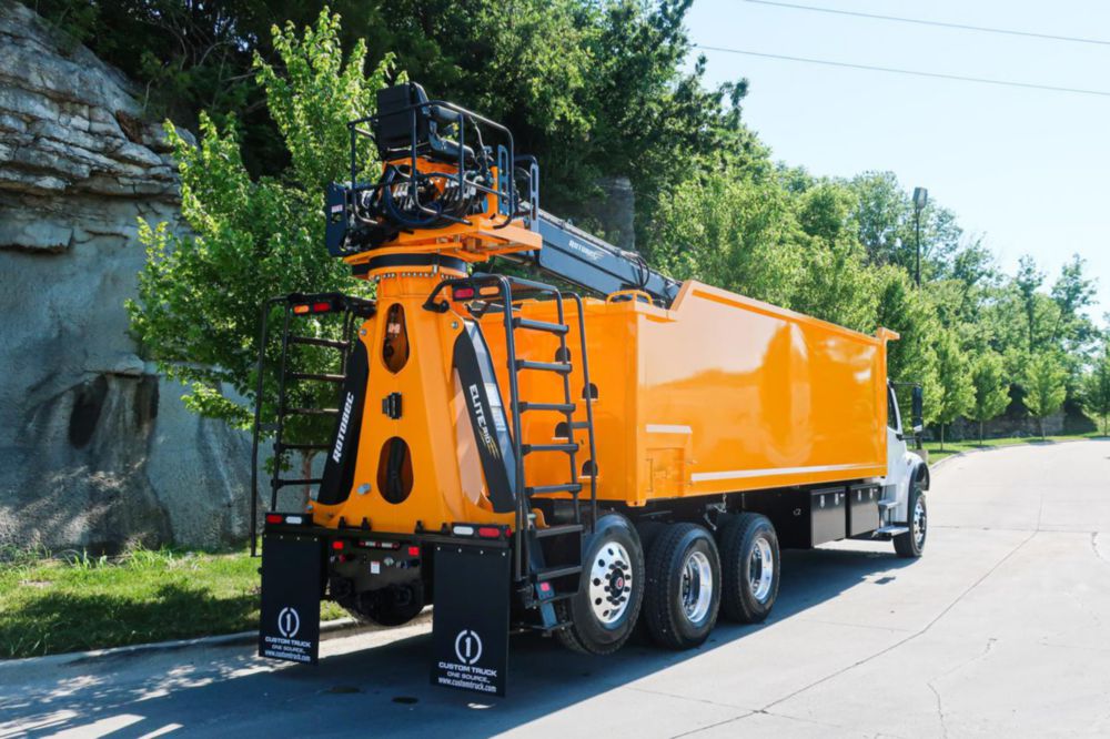 22,000 lbs 360 Degrees Continuous Telescopic Boom W/O Magnet Grapple