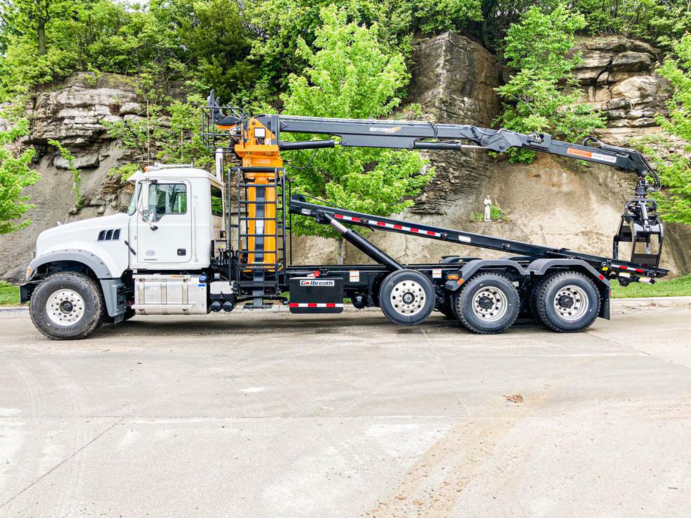 22,000 lbs 360 Degrees Continuous Telescopic Boom W/O Magnet Grapple