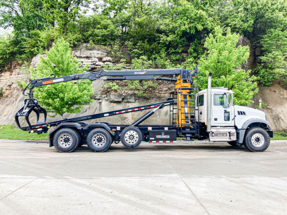 22,000 lbs 360 Degrees Continuous Telescopic Boom W/O Magnet Grapple