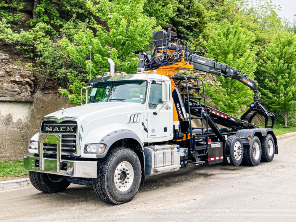 22,000 lbs 360 Degrees Continuous Telescopic Boom W/O Magnet Grapple