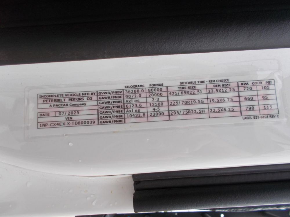 2026 Peterbilt 567 19' Load King Dump Truck