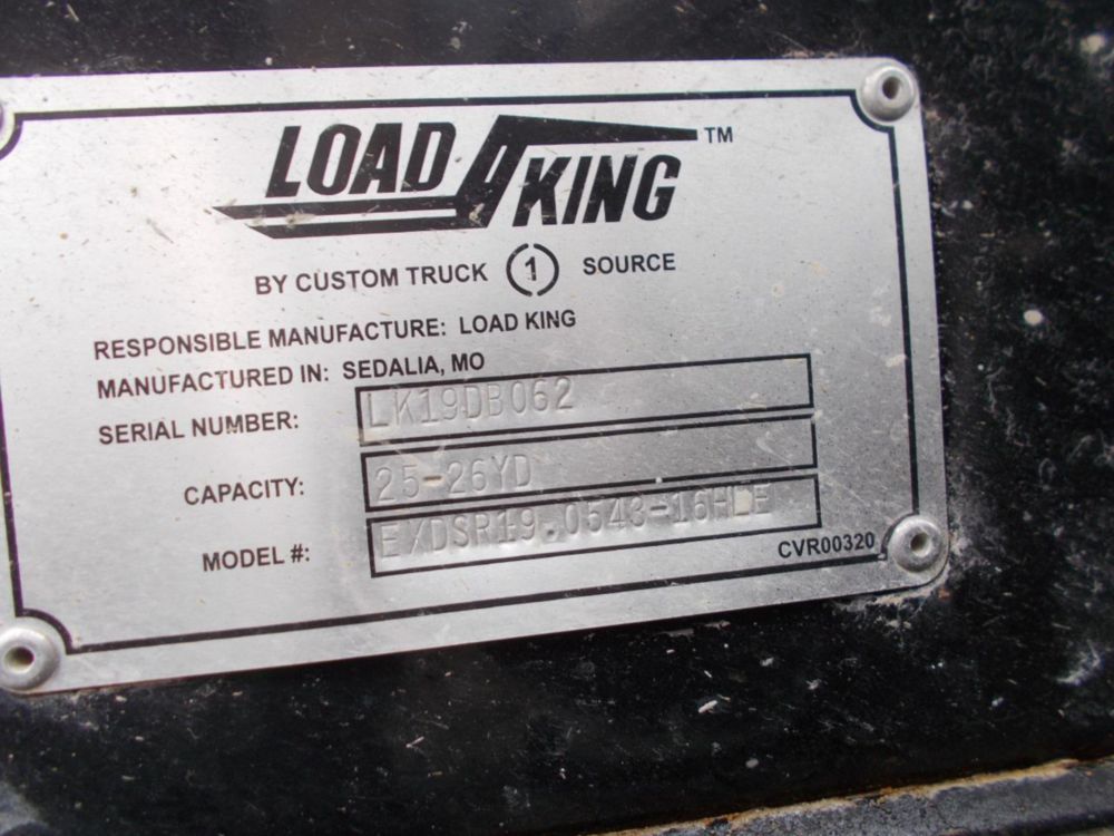 2026 Peterbilt 567 19' Load King Dump Truck