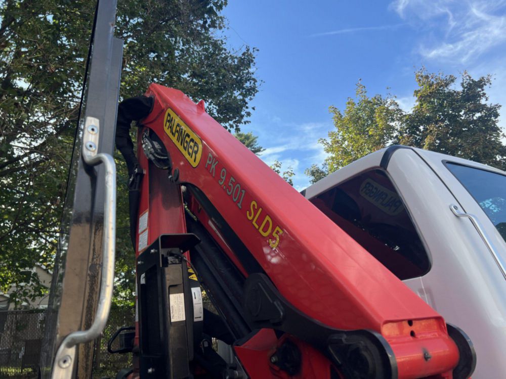 2019 Ford F-750 4x2 Flat Bed Knuckleboom Truck 