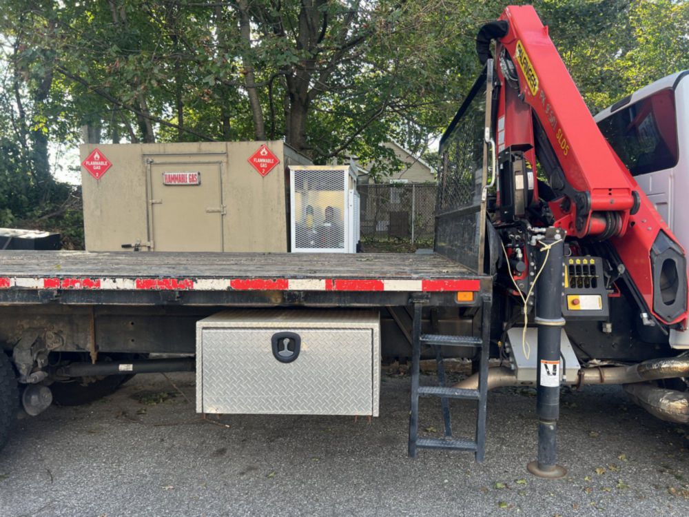 2019 Ford F-750 4x2 Flat Bed Knuckleboom Truck 