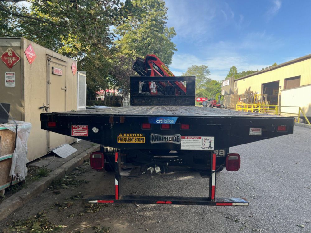 2019 Ford F-750 4x2 Flat Bed Knuckleboom Truck 