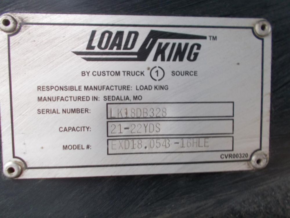 2026 Peterbilt 567 Quad Axle 18' Load King Dump Truck