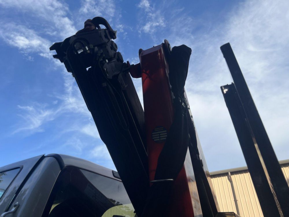2019 Ford F-750 4x2 Flat Bed Knuckleboom Truck 