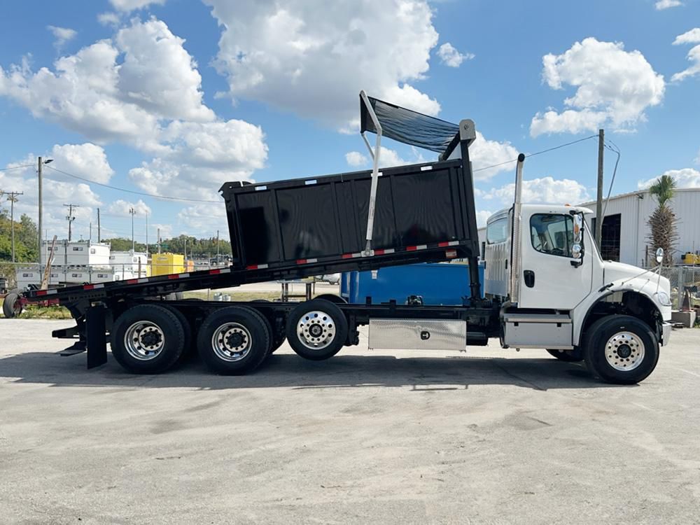 2025 Freightliner M2106 8x4 22' Load King Dumping Sand Body Truck