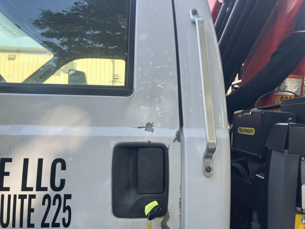 2019 Ford F-750 4x2 Flat Bed Knuckleboom Truck 