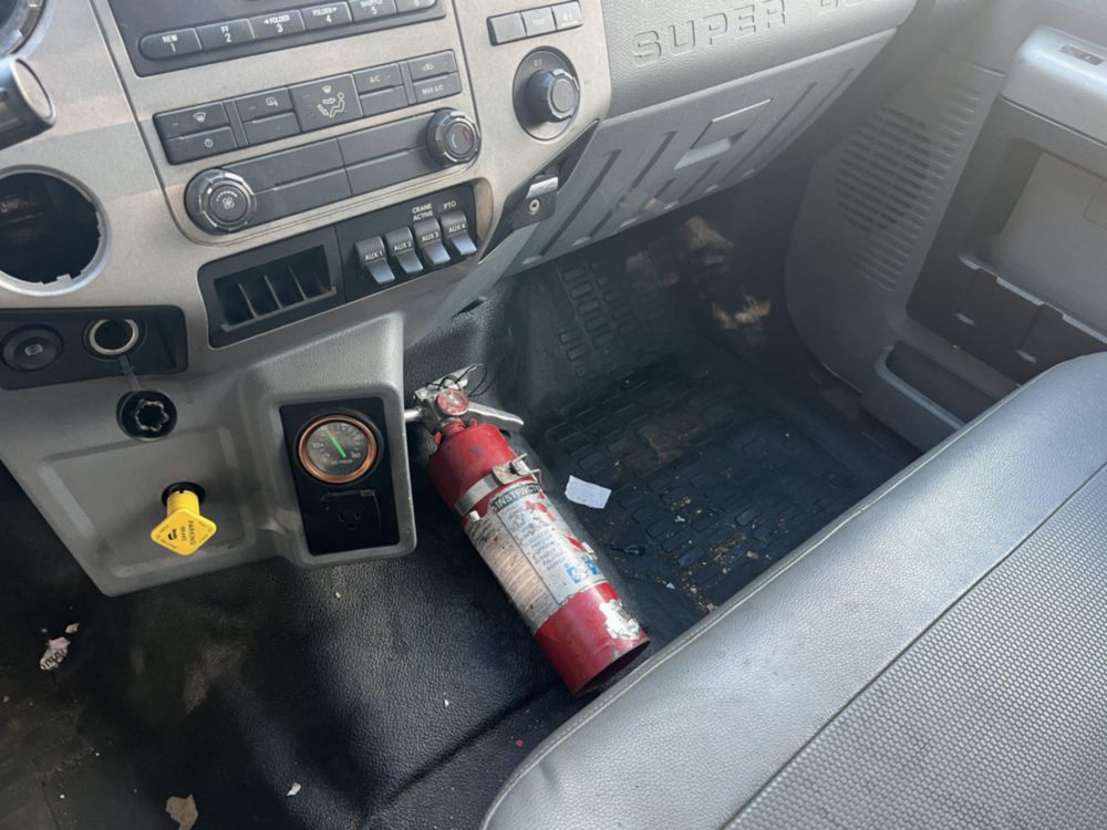 2019 Ford F-750 4x2 Flat Bed Knuckleboom Truck 