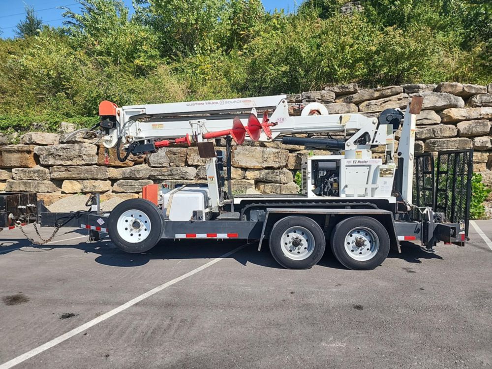 2017 SDP EZ Hauler 55MLP Backyard Mini Derrick With Support Trailer