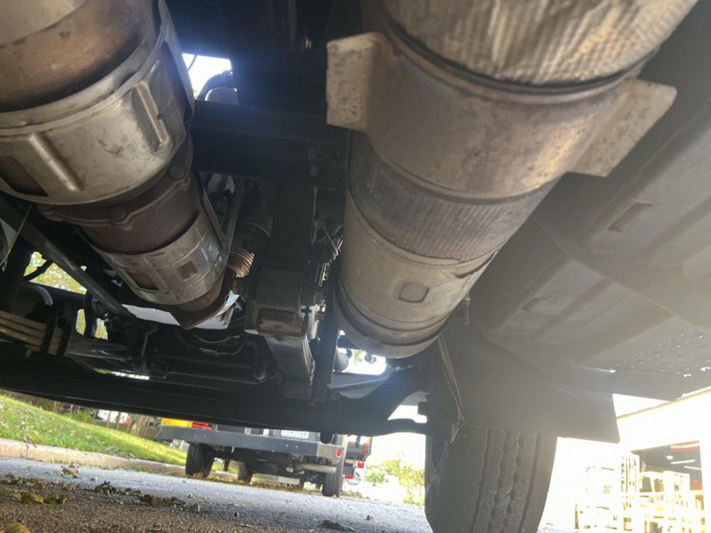 2019 Ford F-750 4x2 Flat Bed Knuckleboom Truck 