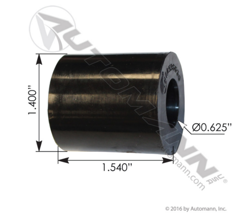 Automann Hood Roller Bushing Lower Kenworth