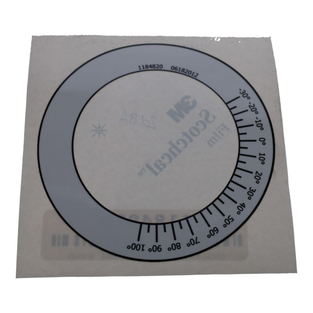 DECAL-BM ANGLE INDICATOR -30DE