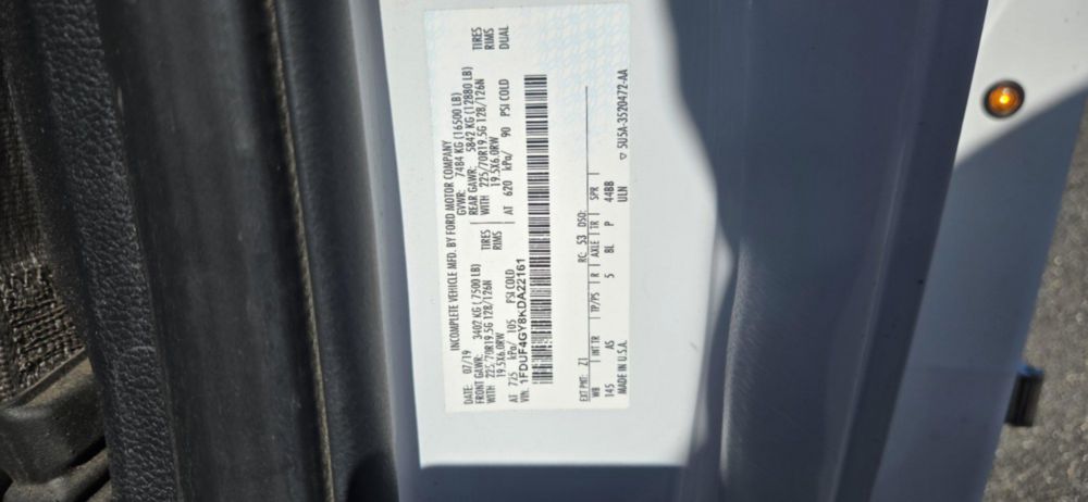 2019 Ford F-450 4x2 Versalift TEL-29N-03 Bucket Truck