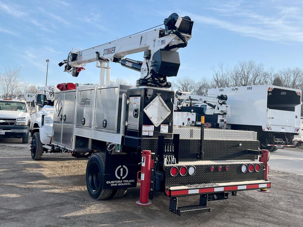 2023 Chevrolet 6500 4x4 Load King Voyager-P Service Truck w/ Stinger Crane