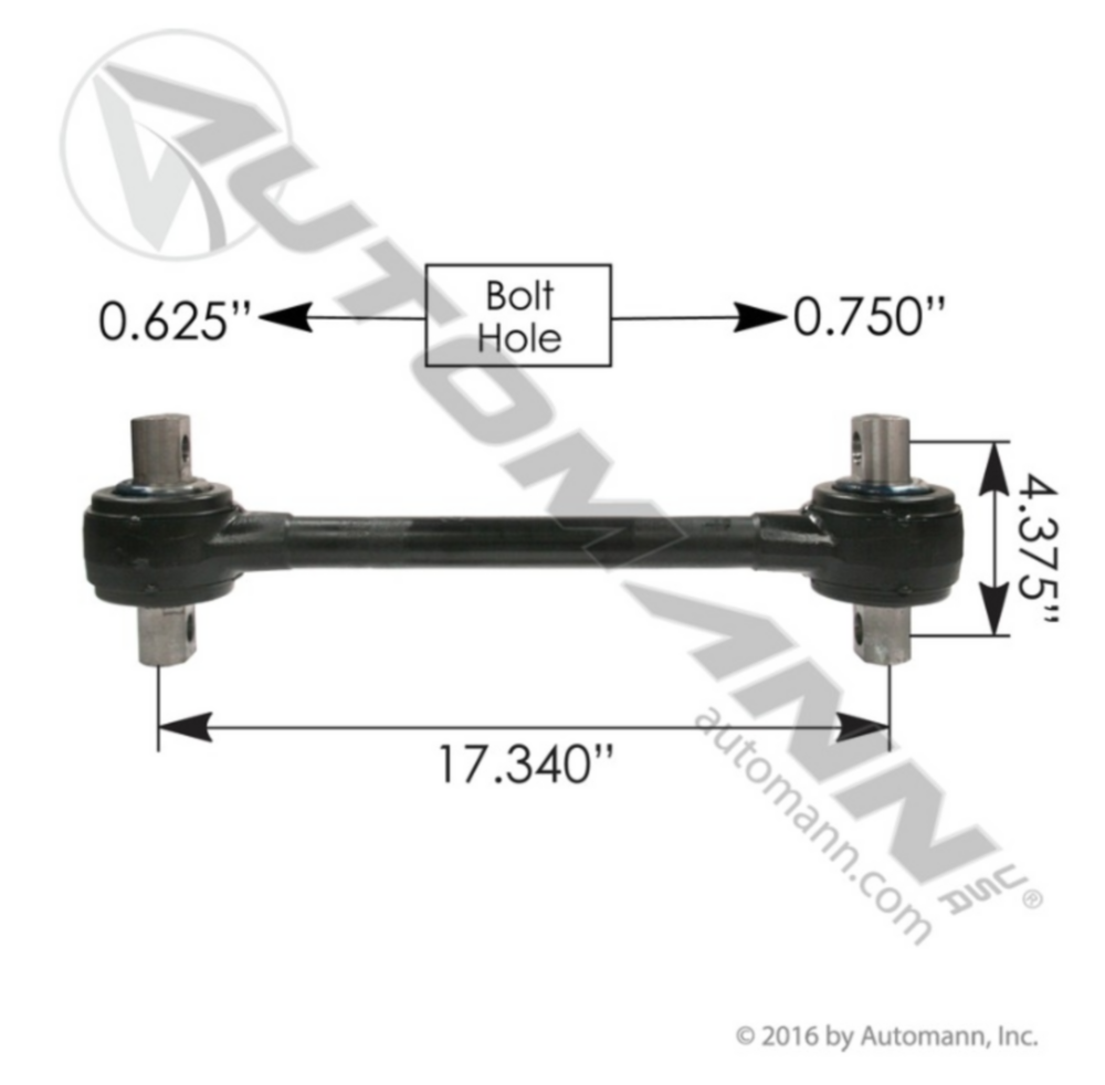 Automann Torque Rod 17.340in Sealed Peterbilt