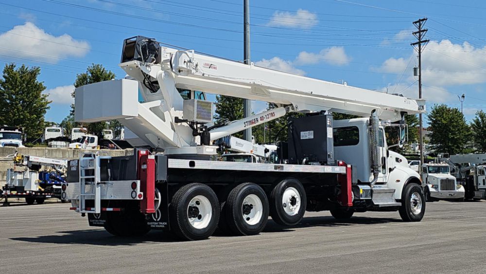2019 Peterbilt 348 8x4 Load King Stinger 40-127RS Boom Truck