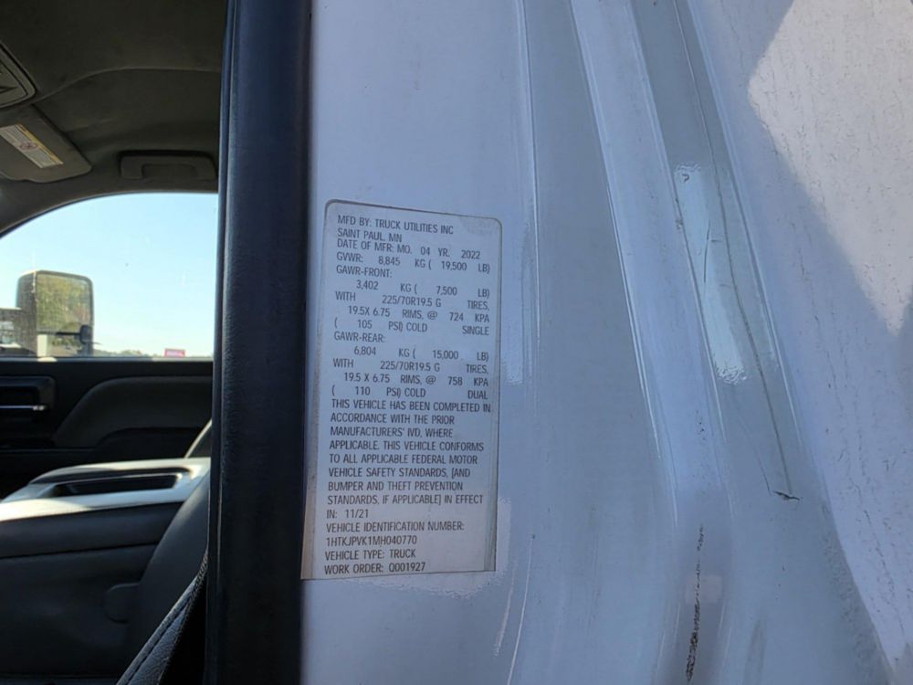 2021 Chevrolet 5500 4x4 Load King Voyager 1 Service Truck