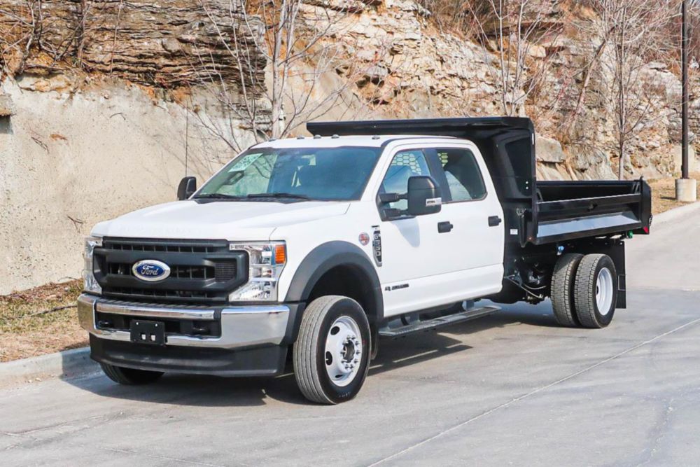 Single Axle 3 cu yd Side Dump Truck