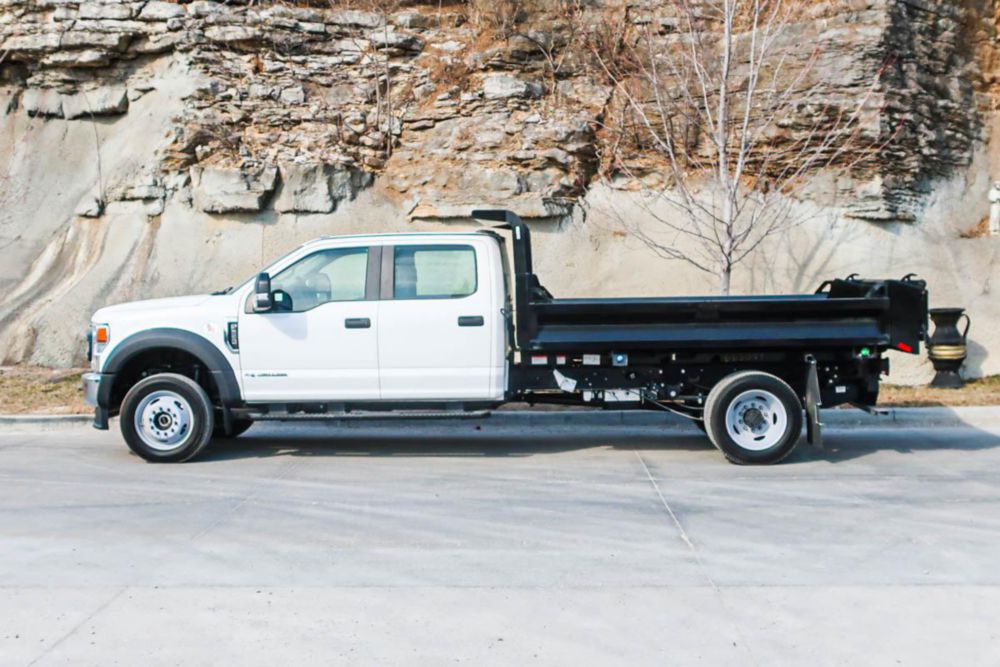 Single Axle 3 cu yd Side Dump Truck