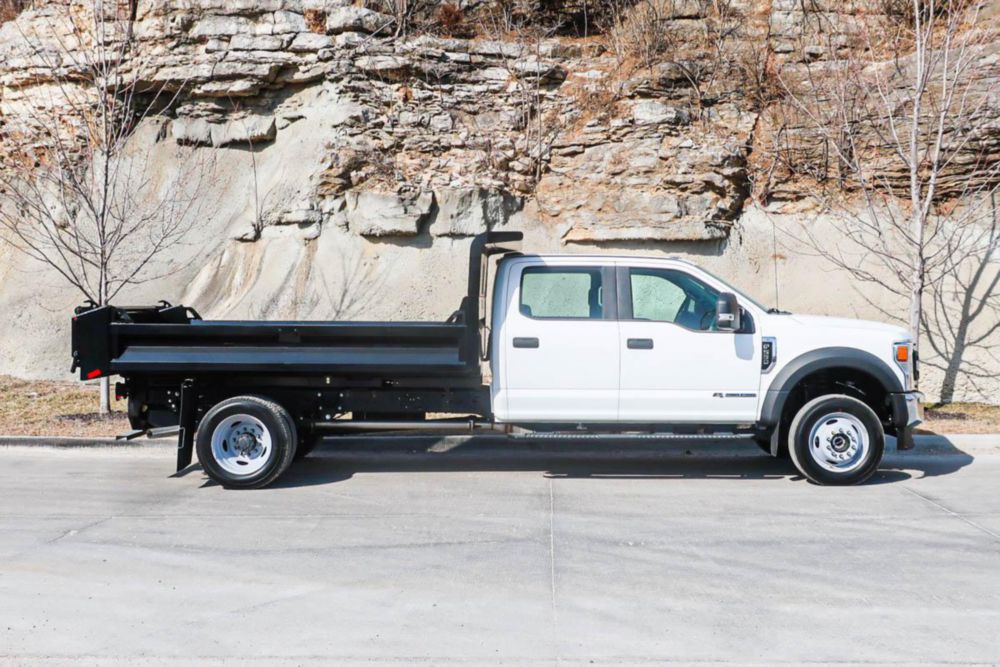 Single Axle 3 cu yd Side Dump Truck