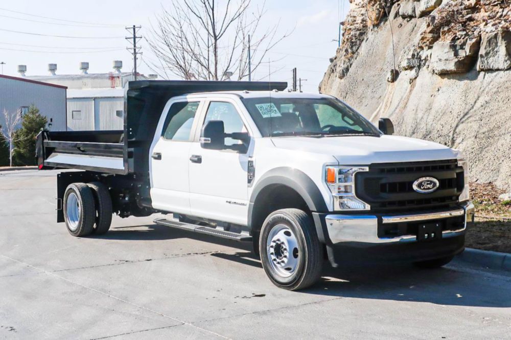 Single Axle 3 cu yd Side Dump Truck