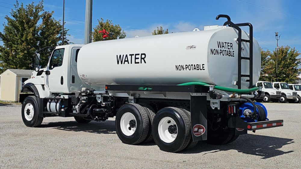 2020 International HV507 6x6 Load King 4000 Gallon Water Truck