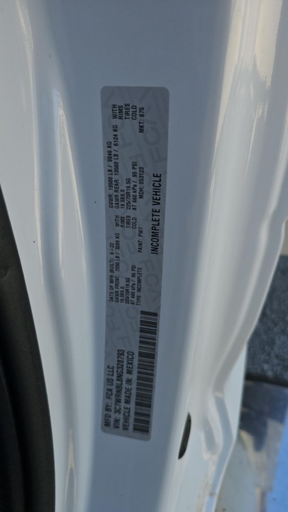 2022 Dodge Ram 5500 4x4 Posi Plus Cable Placer Truck