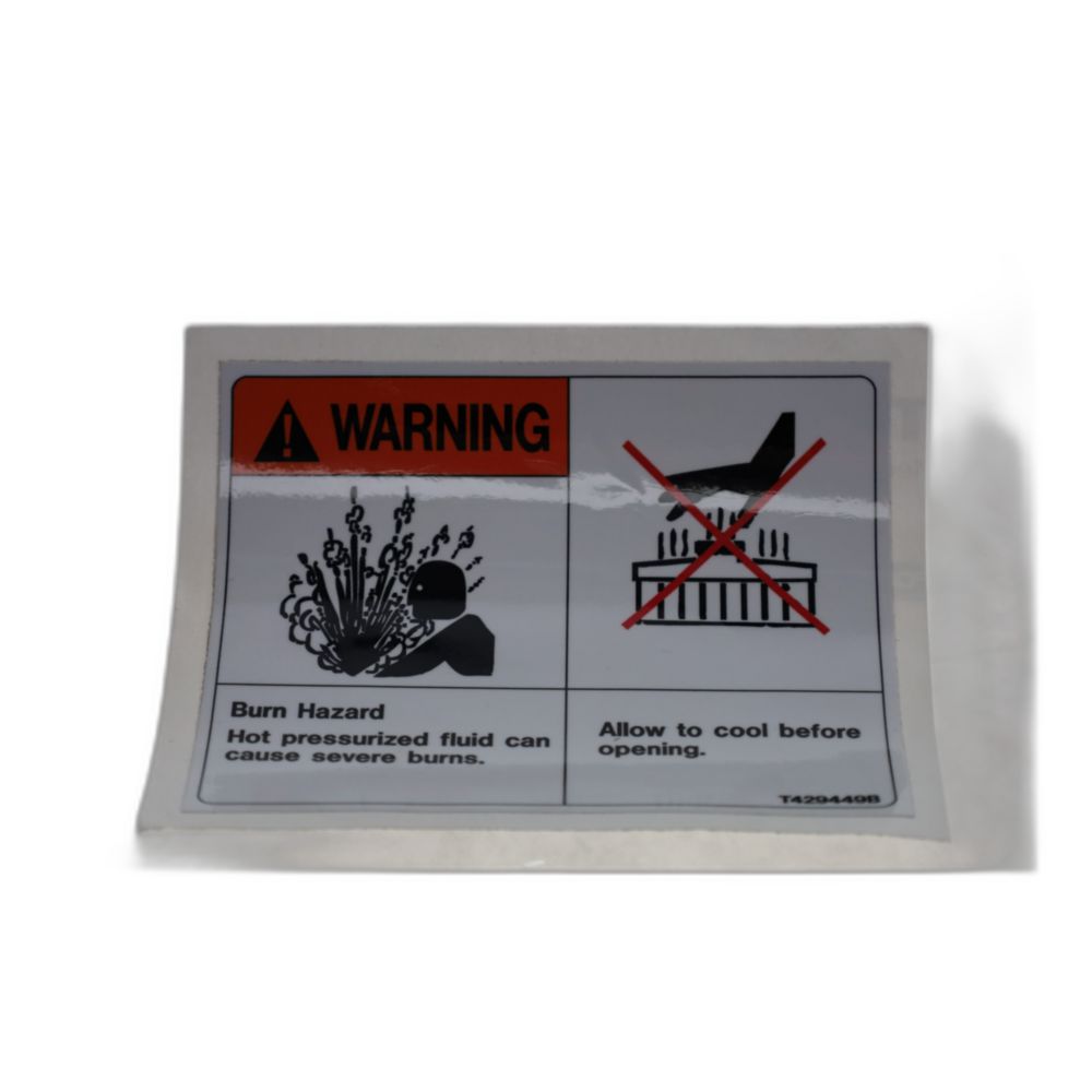 DECAL- HOT FLUID