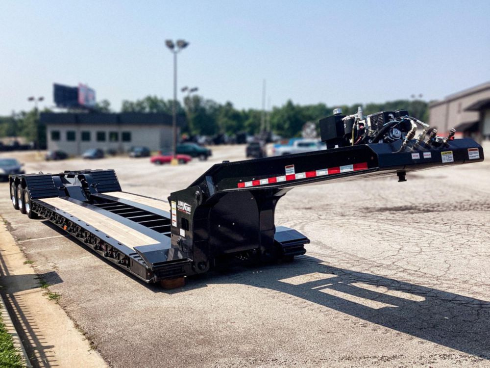 55 tons 53' x 8'6" 22,645 lbs Triple Axle Lowboy Trailer