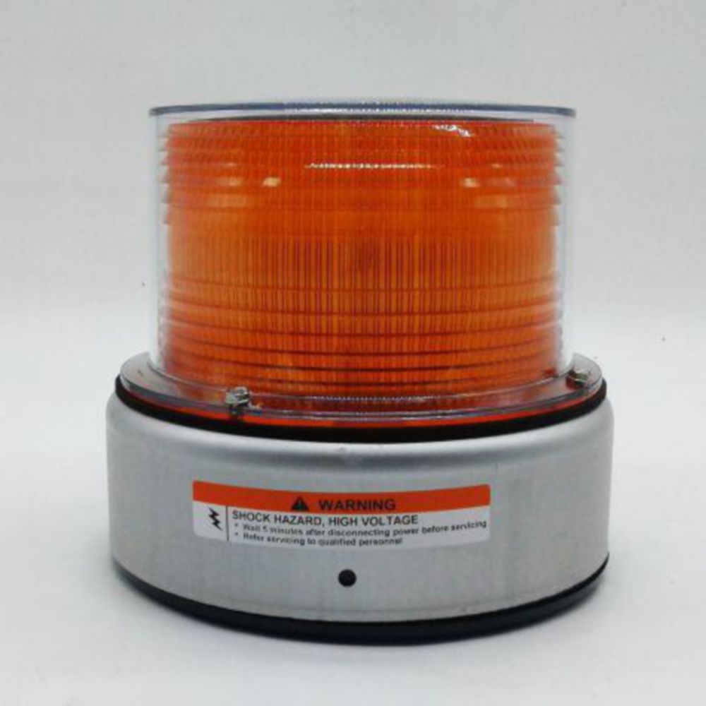 TEREX STROBE LIGHT BEACON AMBER 6.6 DIAX5.7 T DBL FLASH TARGET TECH #651