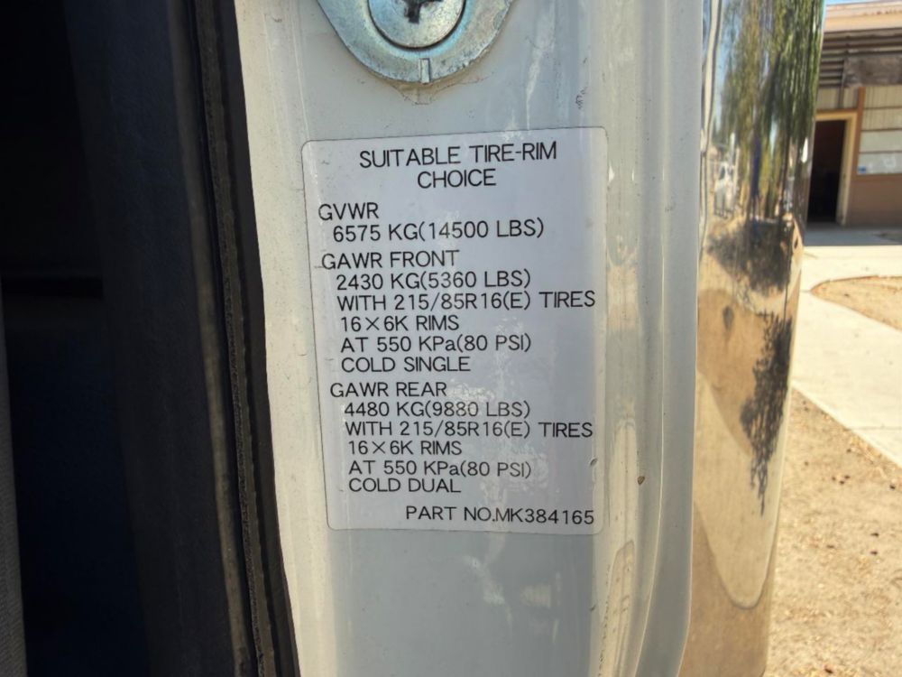 2008 Single Mitsubishi Fuso Box Truck W/Liftgate