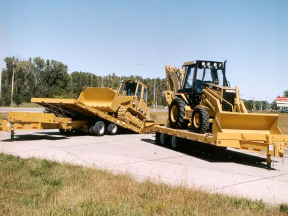 40,000 lbs 34'3" Tandem Axle Pintle/Tag Trailer