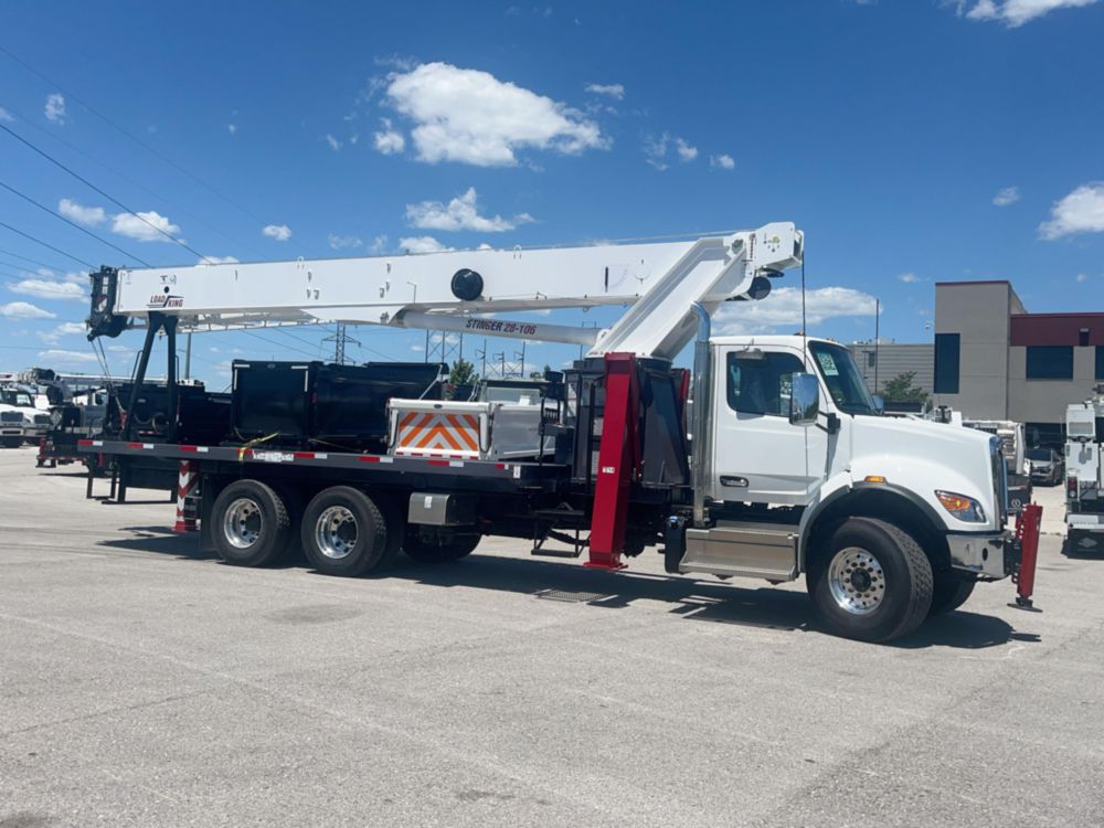 2025 Peterbilt 548 6x4 Load King STINGER 28-106 Boom Truck
