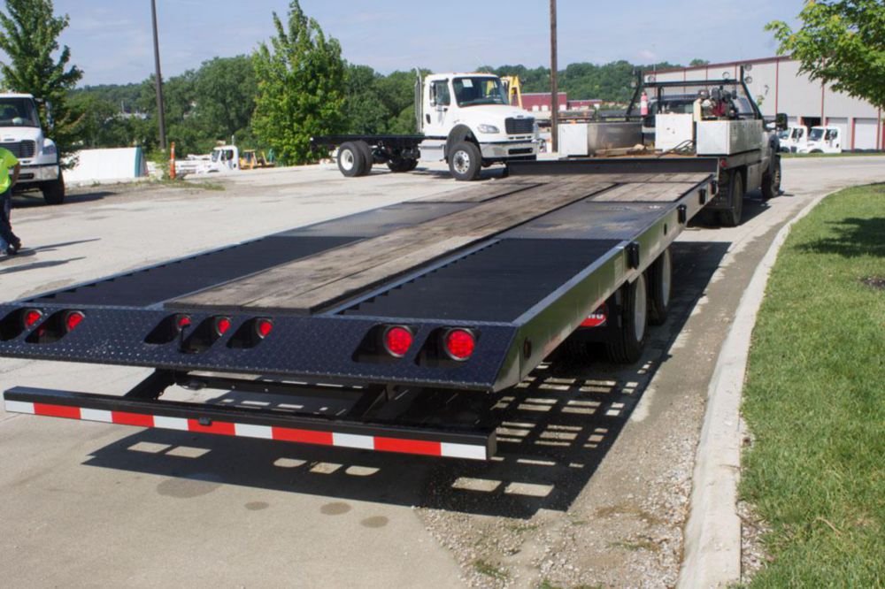 30,000 lbs 34'3" Tandem Axle Pintle/Tag Trailer