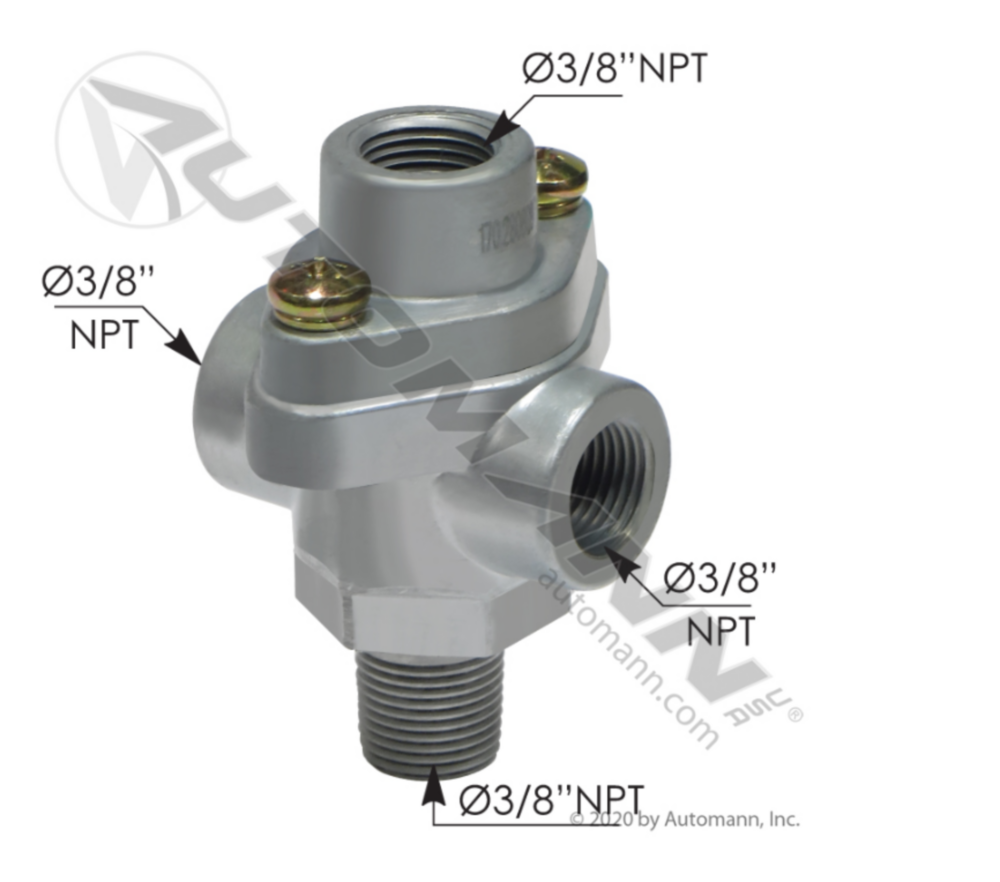 Automann Bendix Type DC4 Double Check Valve