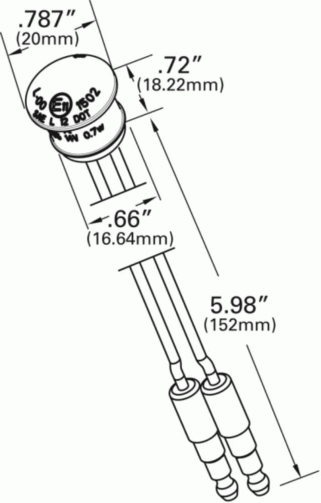 MicroNova® Multi-Volt Dot LED License Lights