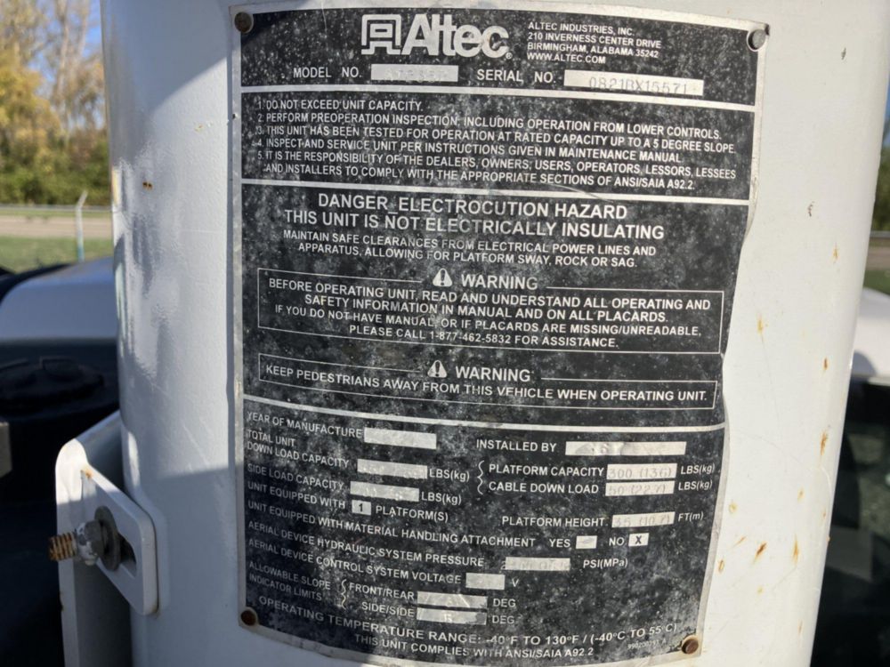2019 Ford F-550 4x4 Altec AT-235P Bucket Truck