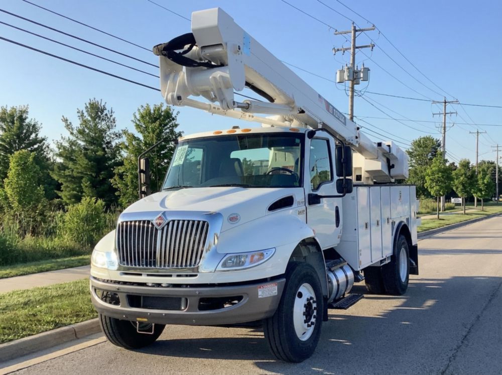2025 International HV607 4x2 Terex Utilities TL45 Bucket Truck