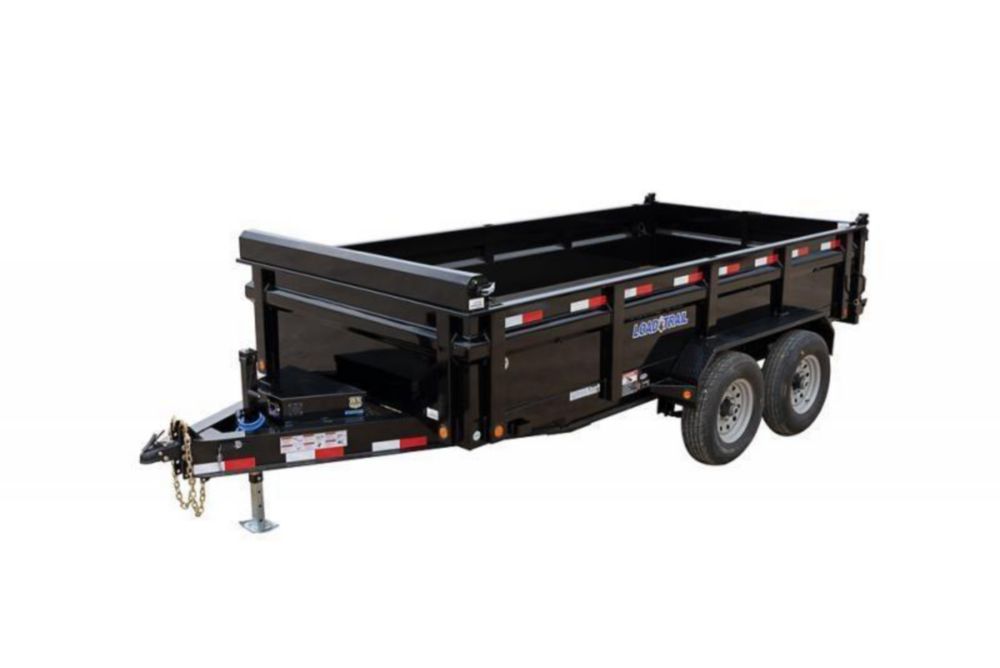 9,770 lbs 14' x 6'11" Tandem Axle Dump Trailer