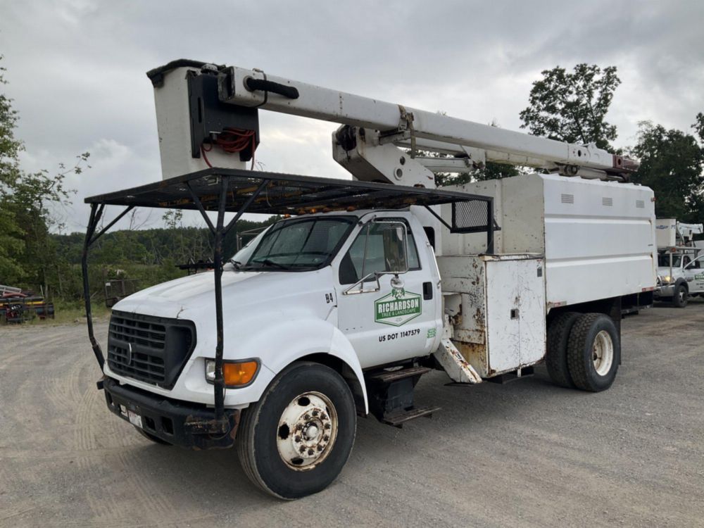 2002 Ford F-750 Terex Hi Ranger XT5 55' Forestry Bucket Truck