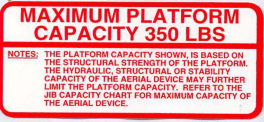 MAX BASKET CAPACITY 350LBS