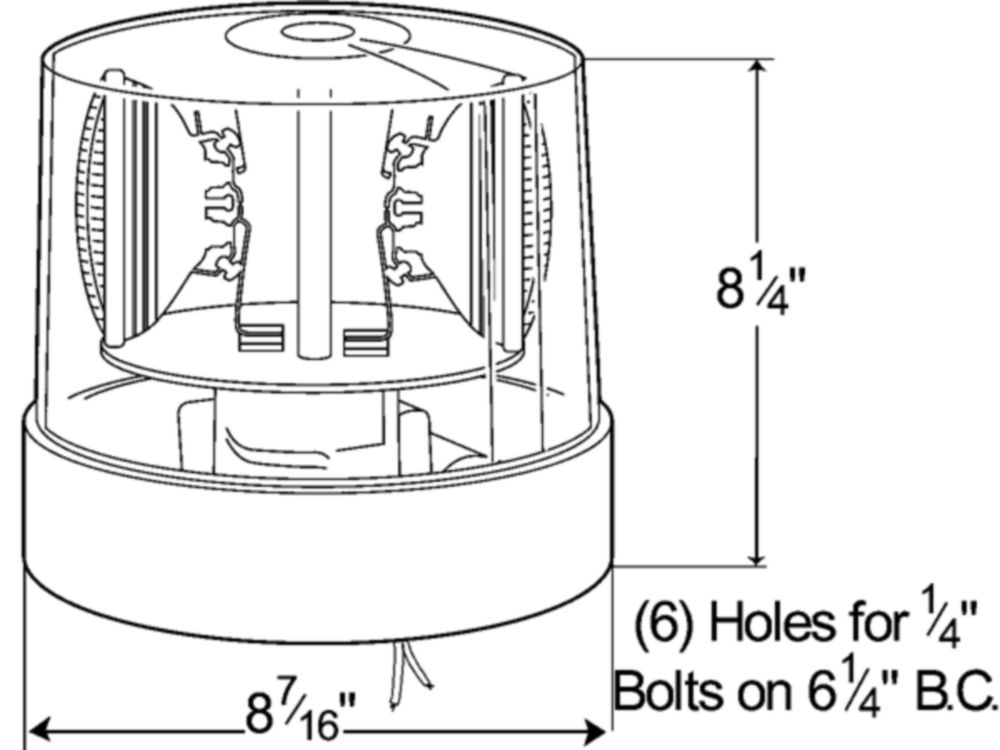 Two Sealed-Beam Roto-Beacons