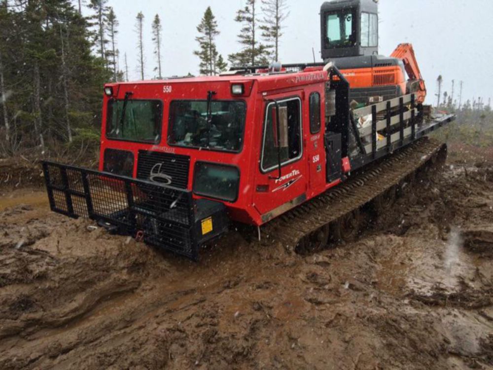 Enclosed Cab 27'6" Track Carrier